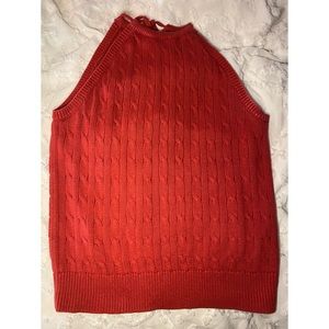 Ralph Lauren knit high neck sweater tank